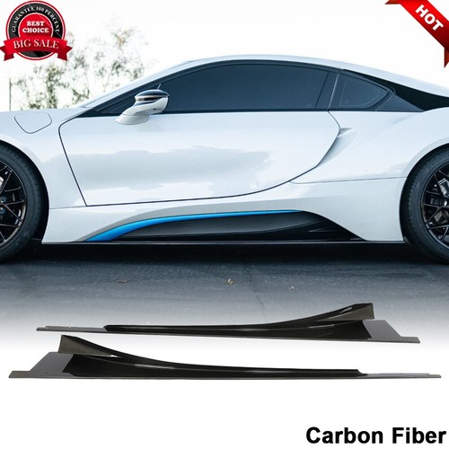 Dry carbon fiber side skirts - dry,