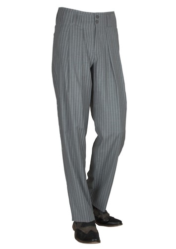 Mens retro pleated trousers - retro,