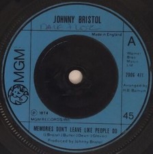 Johnny Bristol Memories Don't