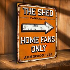 Dundee Football Home Stand Sign Metal Wall Plaque Retro Match Day Fan Gift HF25