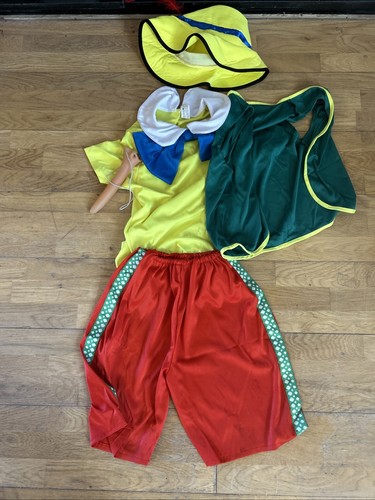 Wooden puppet costume large - wooden,