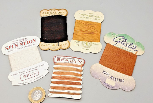 Vintage darning mending - vintage,