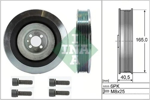Crankshaft pulley with