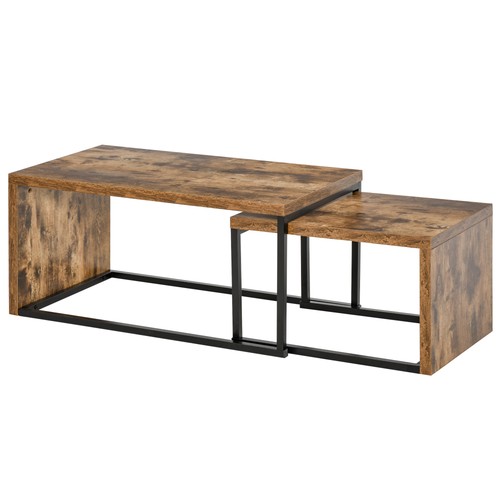 Homcom set coffee tables - homcom, 2