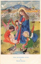 THE NEW-BORN KING Postcard by