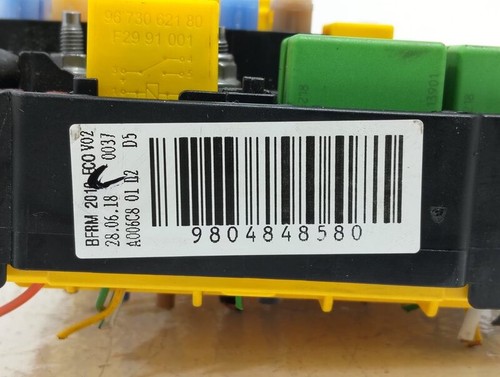 9804848580 fuse relay box