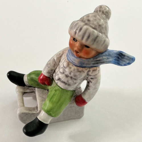 Goebel germany boy sled - goebel,