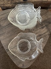 Vintage fish shaped glass - vintage,