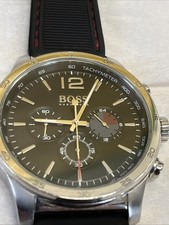 Hugo Boss Professional Black Dial Chronograph Watch