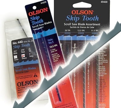 Olson skip tooth scroll saw - tooth,