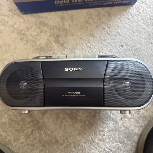Sony cfd s01 boombox player - cd,