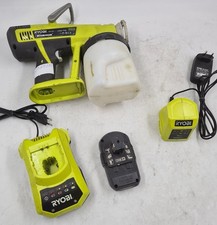 Lot of 4 Various Ryobi tools, Speed Sprayer P620 - Used Working Has Scratches