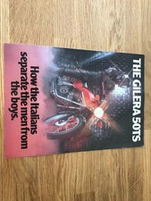 nice old 1980s era gilera 50TS motorcycle moped brochure