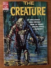 THE CREATURE 1 shot 1964 Dell Horror Monster Silver Age Comic Book 1st Print Lot