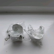  x2 IKEA 192285 BEKANT/ÖVNING Storage Unit Replacement Hooks Spares - White