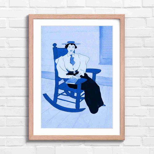 Women vintage rocking chair - in,