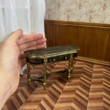 1:12 Scale Dollhouse Miniatures Furniture Retro Palace Side Table Display Stand