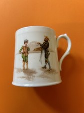 Antique Royal Doulton-England Nursery Rhyme Mug - Simple Simon 1905 