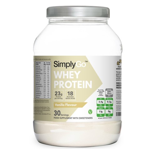 Vanilla whey protein - vanilla, *