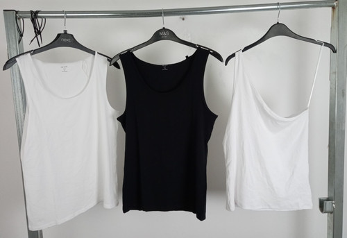 Women 3xbundle vests - m&s, women's