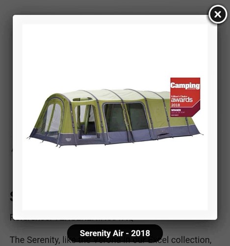 Vango serenity 600xl airbeam - serenity,
