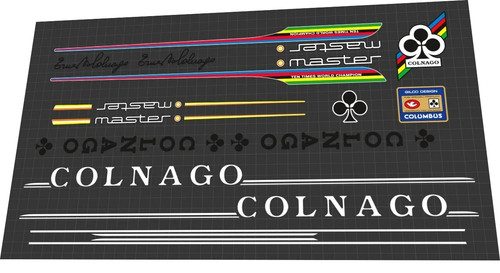 Colnago master frame - frame, decal