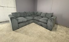 Large grey corner sofa