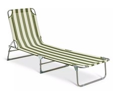 Folding Metal Sunlounger  Sun