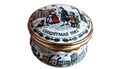 Halcyon Days Enamel Christmas Box