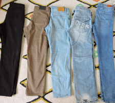 Lot 5 Bundle Jeans W30 W31 W32 Mens Womens Cross Hatch Pepe Jeans Denim Co. Blue