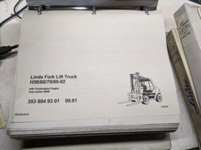 Linde fork lift truck h50 - linde, 60