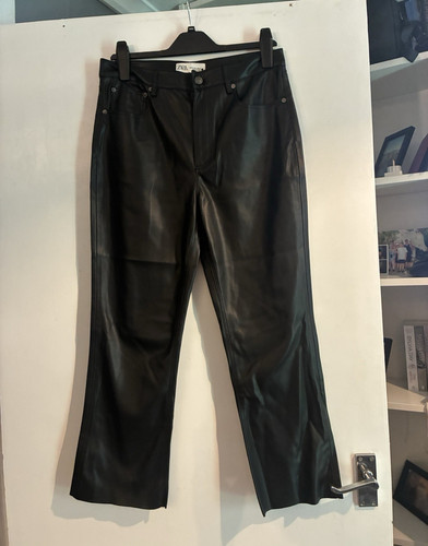 Zara black faux leather - faux,