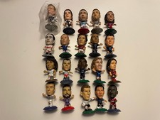 CORINTHIAN MICROSTARS JOB LOT SET OF 20 FOOTBALL FIGURES RARE ETO'O BARESI GOLD