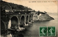 CPA CANNES - Corniche de l'ESTEREL Pont de THÉOULE (351244)