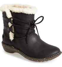 UGG® AUSTRALIA RIANNE BLACK LEATHER ANKLE BOOTS UK 7.5 EUR 40 USA 9 RRP £150