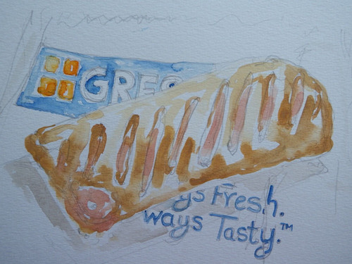 Greggs sausage roll - greggs,