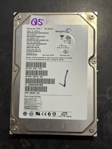 Seagate barracuda st3160021a - seagate,