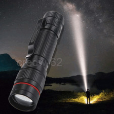 1200000LM USB Rechargeable LED Flashlight Super Bright Torch Tactical Lamp UK