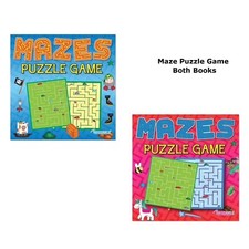 2 x MAZE PUZZLES BOOKS