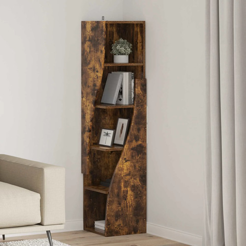 Walplus corner cabinet smoked - walplus,