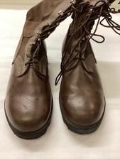 UK 10 Medium 44 British Army Military MOD Brown Wellco Jungle Combat Boots Brown