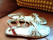 Zara Girls Gold Strappy