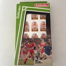 VINTAGE COMPLETE SUBBUTEO REF 689 HOLLAND BLACKPOOL TEAM BOXED - No Goalkeeper