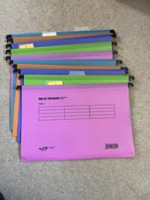 Foolscap Suspension Files,  10PCS Polypropylene Filing Cabinet Suspension Files