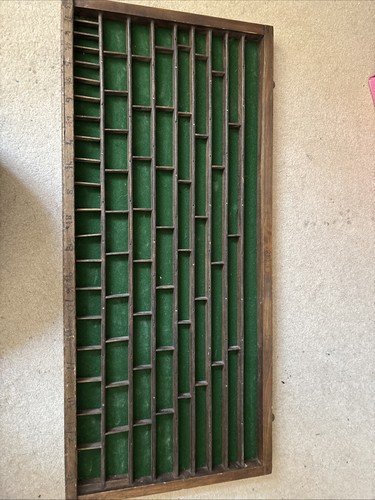 Antique printing press tray - antique,