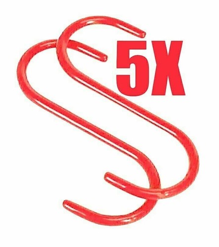 5pc universal s hooks - universal, 5"