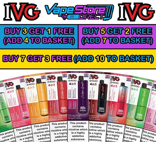 Ivg 2400 rechargeable - ivg, pod