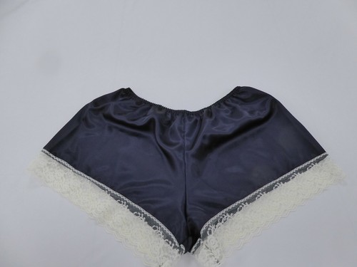 Navy polyester satin french - ,