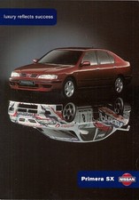 Nissan Primera SX Limited Edition 1998-99 UK Market Sales Brochure 1.6 2.0 2.0TD