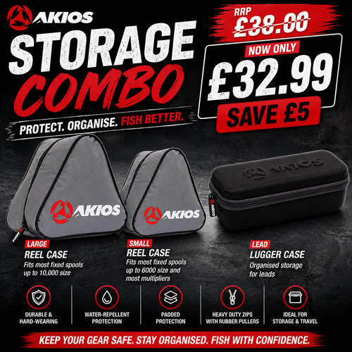 Akios reel case - reel, set